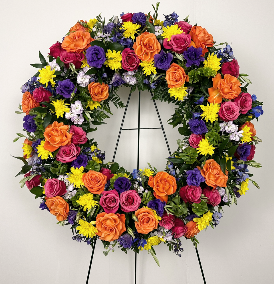 Fresh Floral Wreath